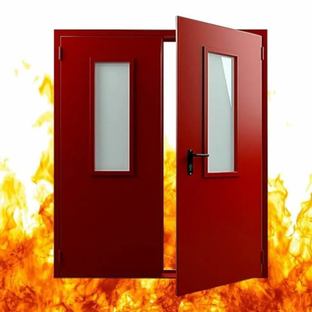 Противопожарные двустворчатые двери
